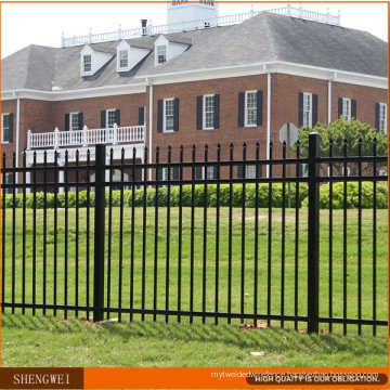 Decorative Iron Picket House Fence